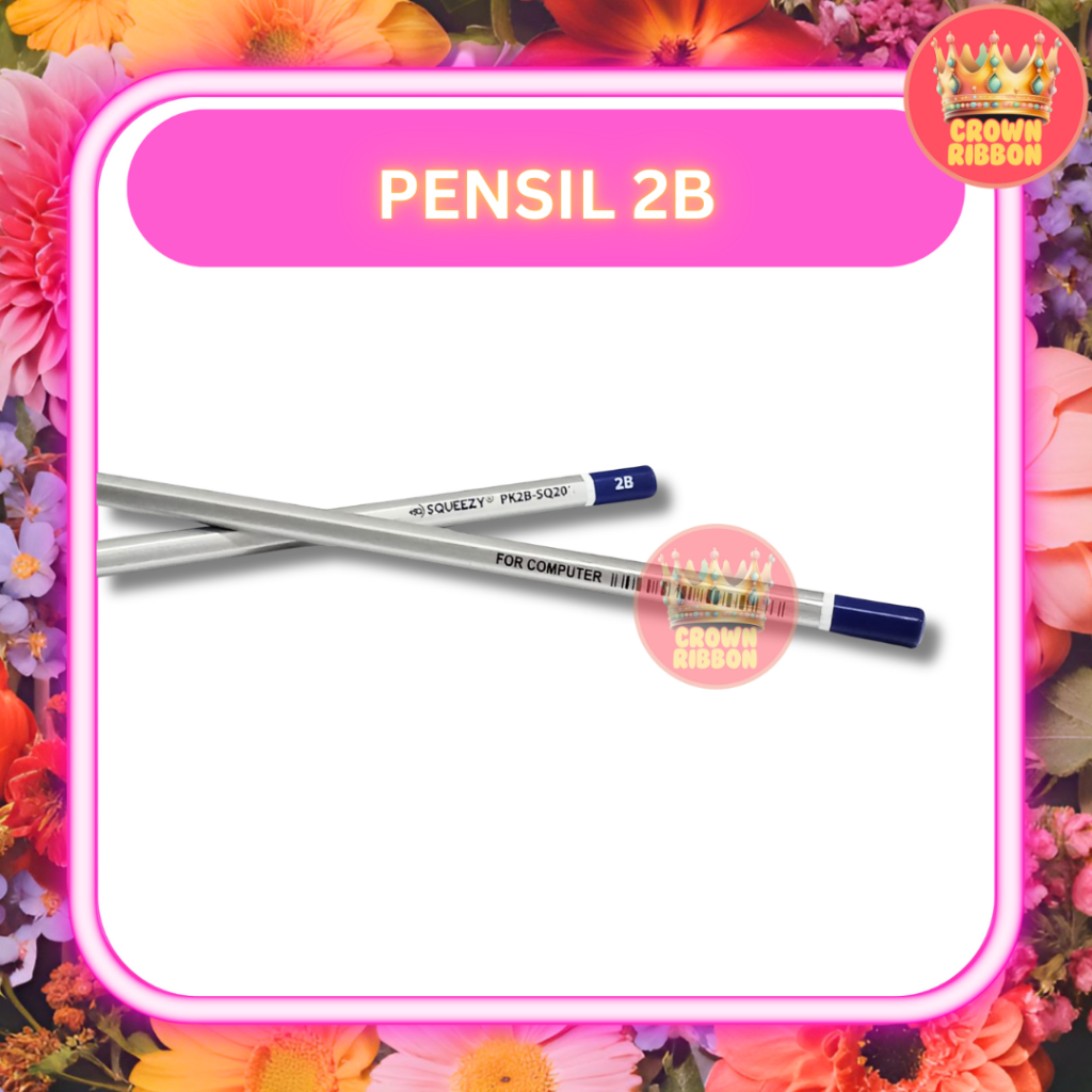 

Pensil 2B Premium merk Squeezy cocok untuk ujian