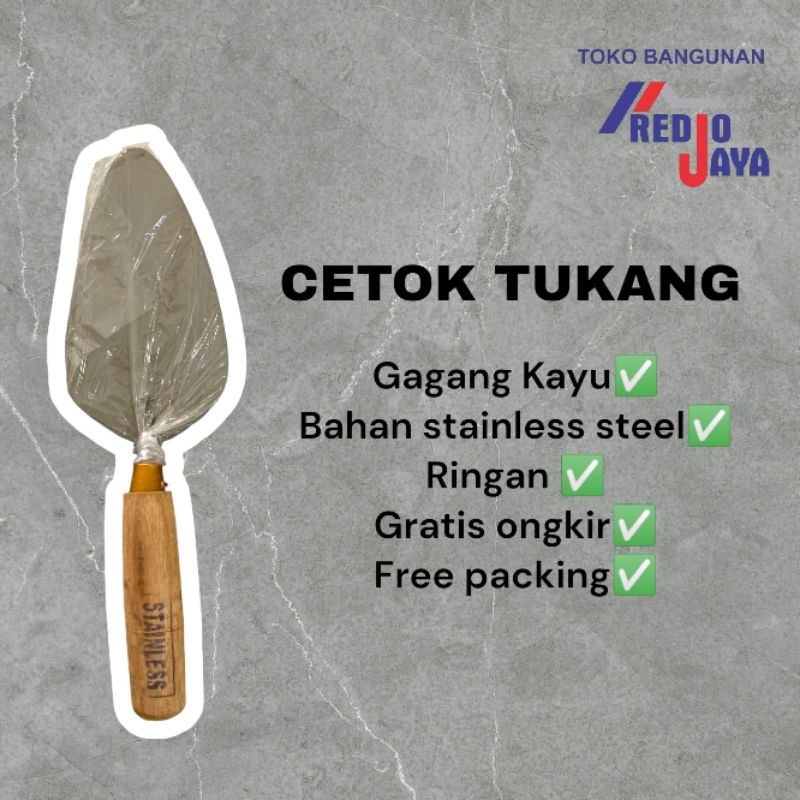 Cetok Tukang Stainless Steel