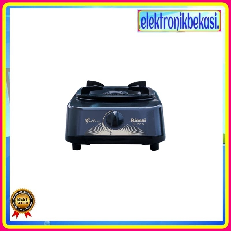 kompor gas rinnai 301 s / kompor gas rinnai 1 tungku / rinnai ri-301s