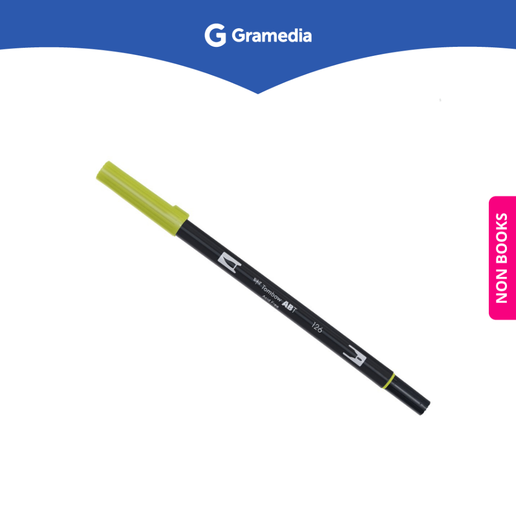 

Gramedia Surabaya - TOMBOW DUAL BRUSH PEN LIGHT OLIVE ABT 126