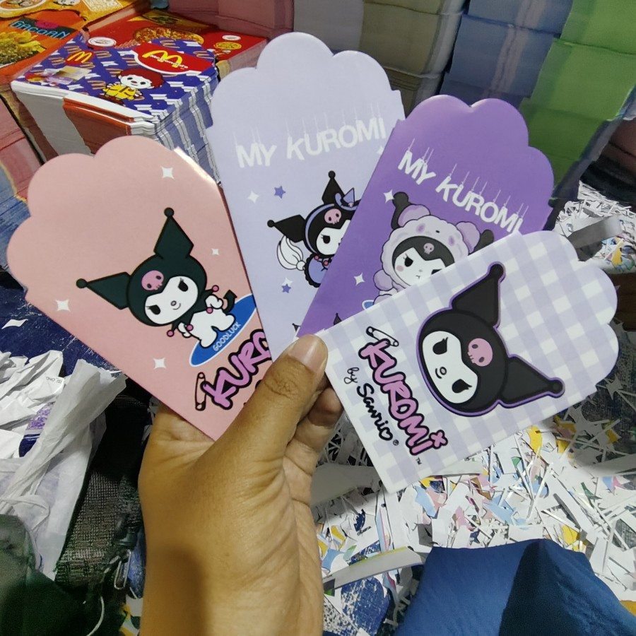 

AMPLOP LEBARAN MEDIUM SIAP PAKAI SERI SANRIO KUROMI LOTSO MELODY TERBARU