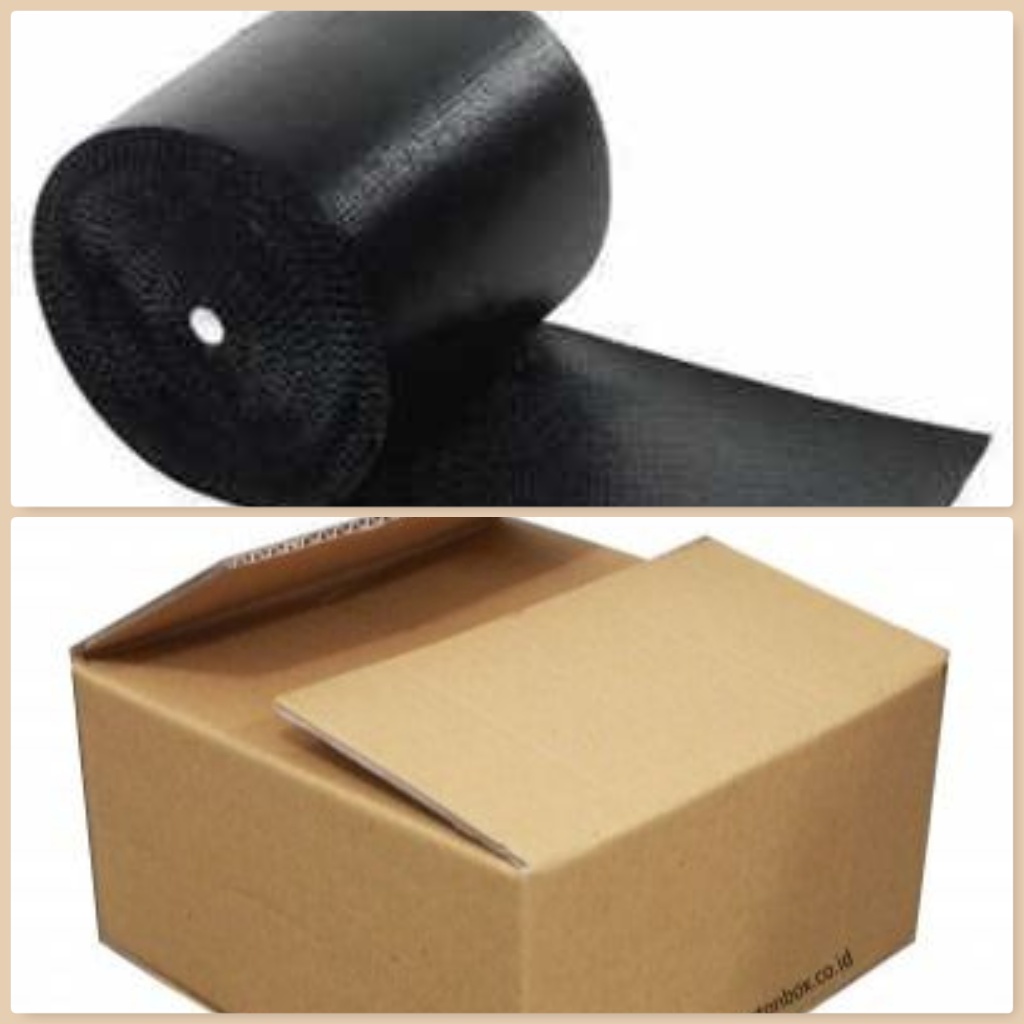 

Packing Ekstra Kardus dan Bubble Wrap