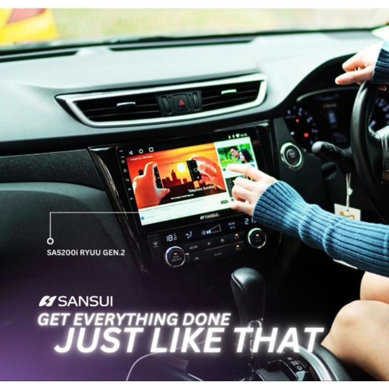 Bassbox SANSUI Hima 12 inch Car Audio Aktif SANSUI Hima 253