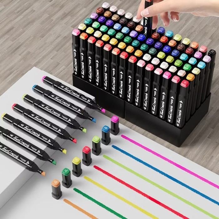 

SPIDOL WARNA ISI 24PCS - ART MAKER - DRAWING PEN - ALAT MEWARNAI