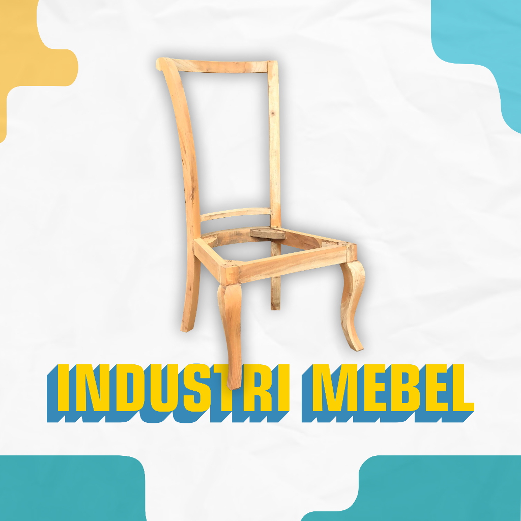 KURSI MAKAN BUNGKUS GARENGAN KAYU MAHONI KURSI CAFE RESTO