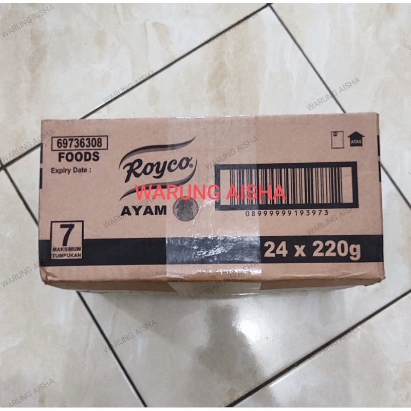 

Bumbu Masakan Penyedap Rasa Royco Rasa Ayam & Sapi 220 gr, per dus isi 24 pcs