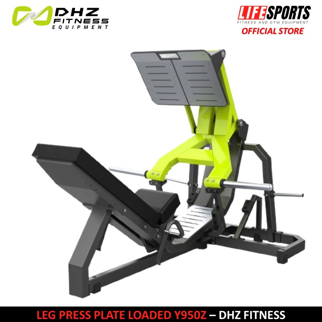 Lifesports - New Alat Olahraga Fitness Gym Machine Leg Press Plate Loaded Discovery R DHZ Y950Z