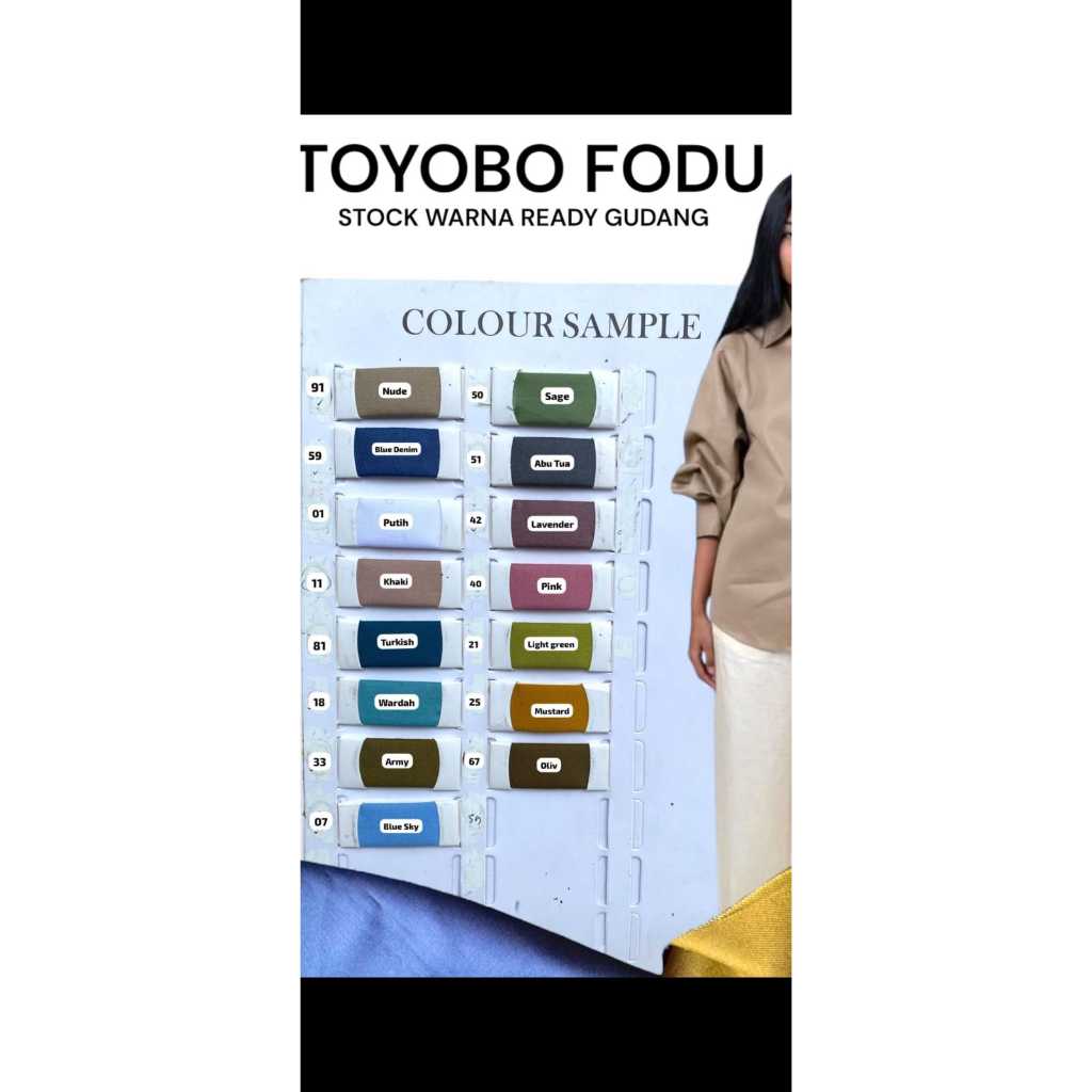 kain TOYOBO FODU DAN DELUXE