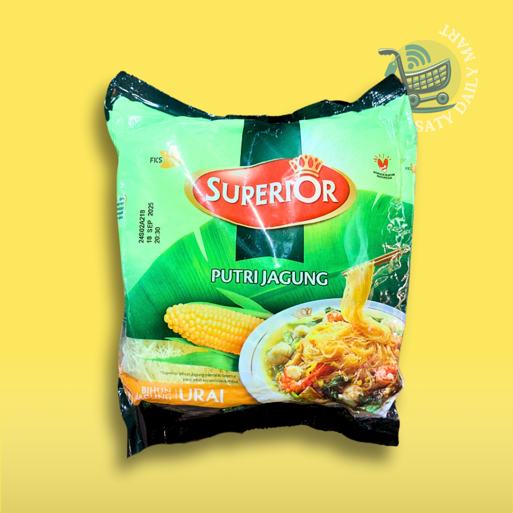 

BIHUN JAGUNG SUPERIOR PUTRI JAGUNG HIJAU BIJAG 335gram