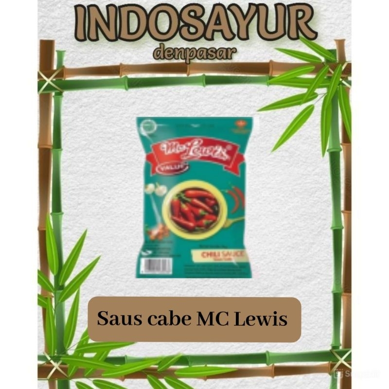

Saus cabe MC Lewis _ INDOSAYUR