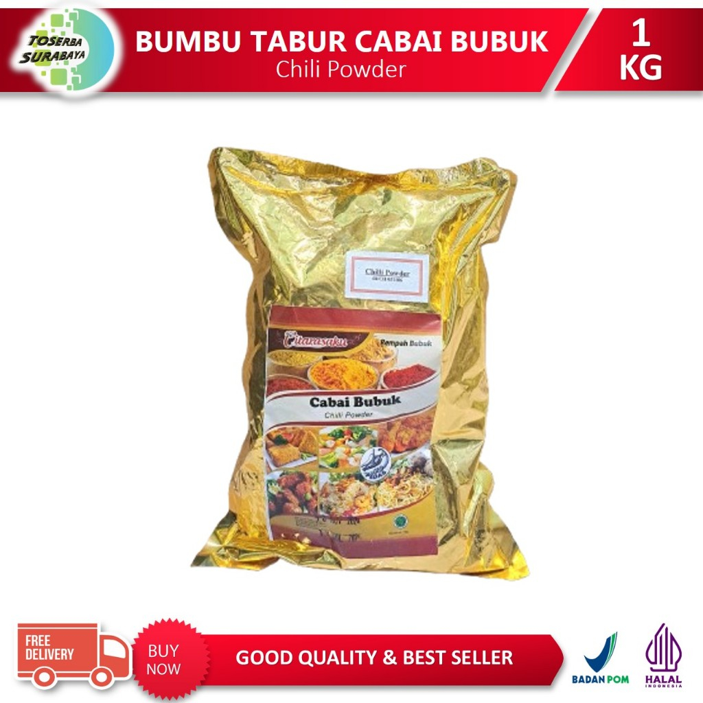 

Bumbu Tabur Instant BUBUK CABE 750gr (Pack) HALAL MUI