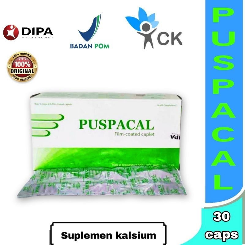 PUSPACAL - box isi 30 - suplemen kalsium keluarga