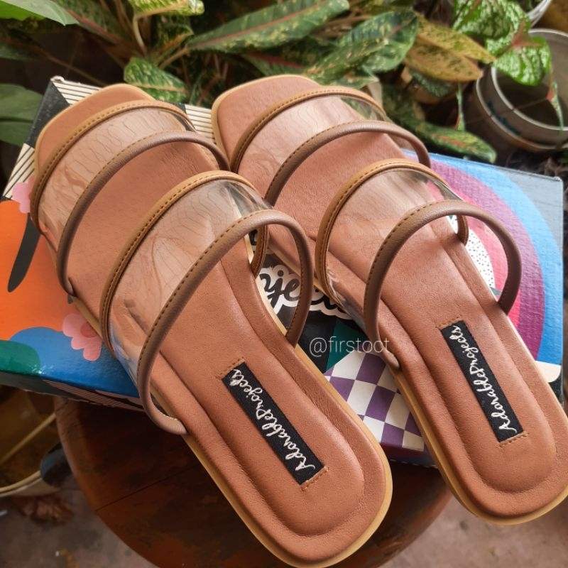 [NEW] Adorable Projects - Minere Sandals Brown - Adorableprojects - Sandal - Sendal Wanita