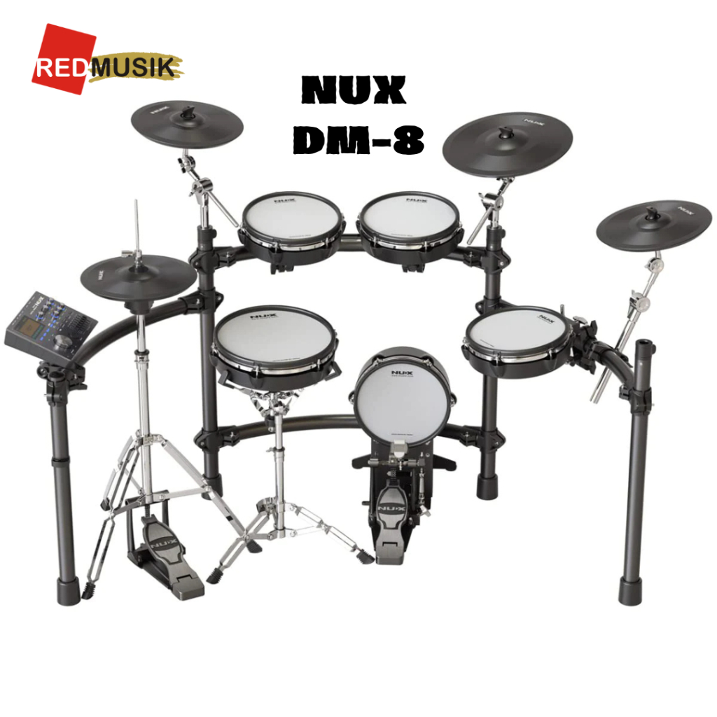 Drum Elektrik NUX DM-8 Electric Drum NUX DM8 DM 8 Digital Drum Set