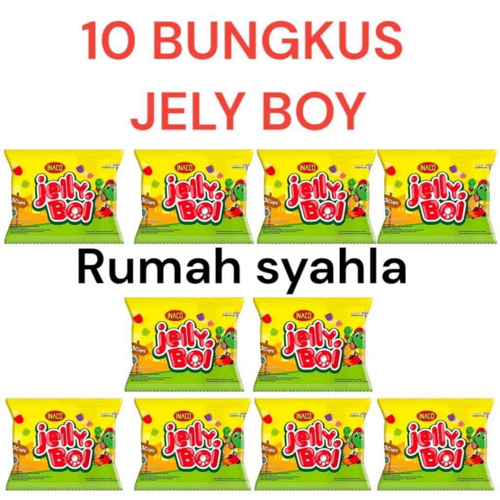 

INACO JELLY BOY 1RENCENG 10 BUNGKUS (3 PCS PER BUNGKUS) /JELLY/ JELLY BOY