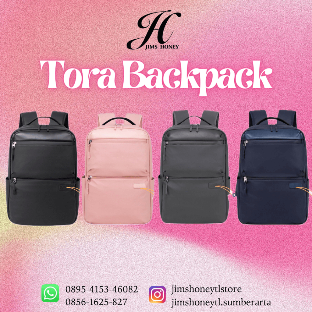 Tora Backpack Jims Honey || Jims Honey Bag || Tas Wanita || Tas Ransel Wanita