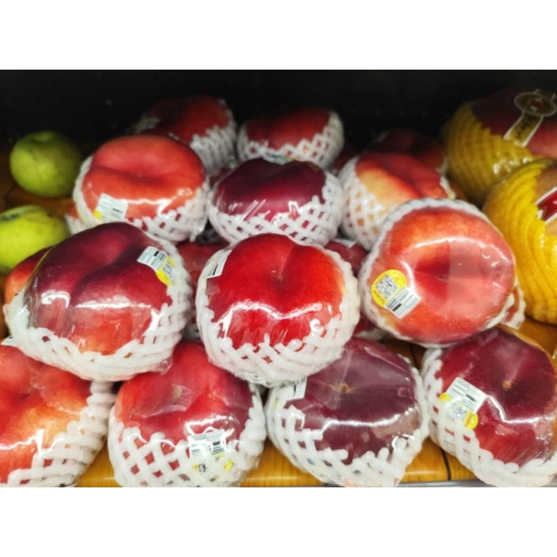 

Buah nectarine donut super premium fresh 1 Kg