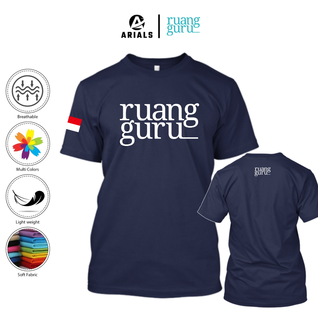 Arials Kaos Baju Ruang Guru