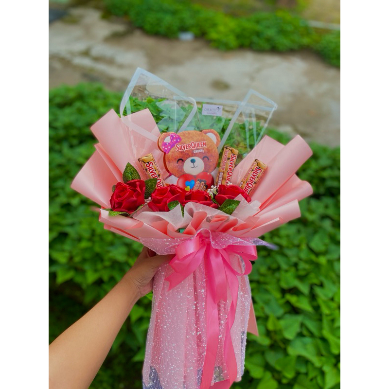 

Buket silverqueen/buket coklat valentine/wisuda/ulangtahun murah