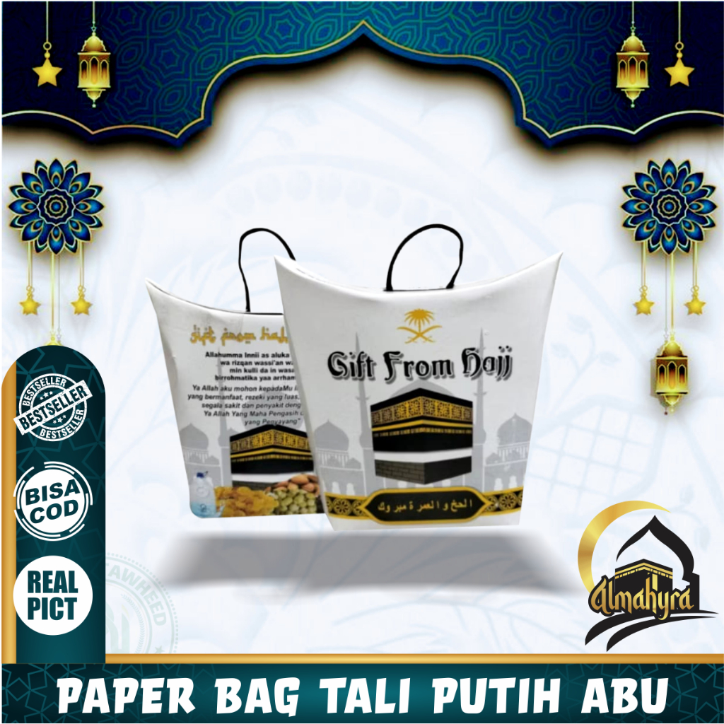 

Dus Oleh Oleh haji dan umroh dus tali/paperbag/dus jing-jing Satu Pack isi 25 Pcs