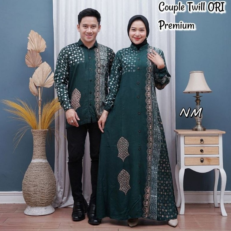 Ready Couple Gamis Twill Kemeja Twill ORI Gamis Twill ORI Premium Pekalongan Batik Twill Ori Bahan H