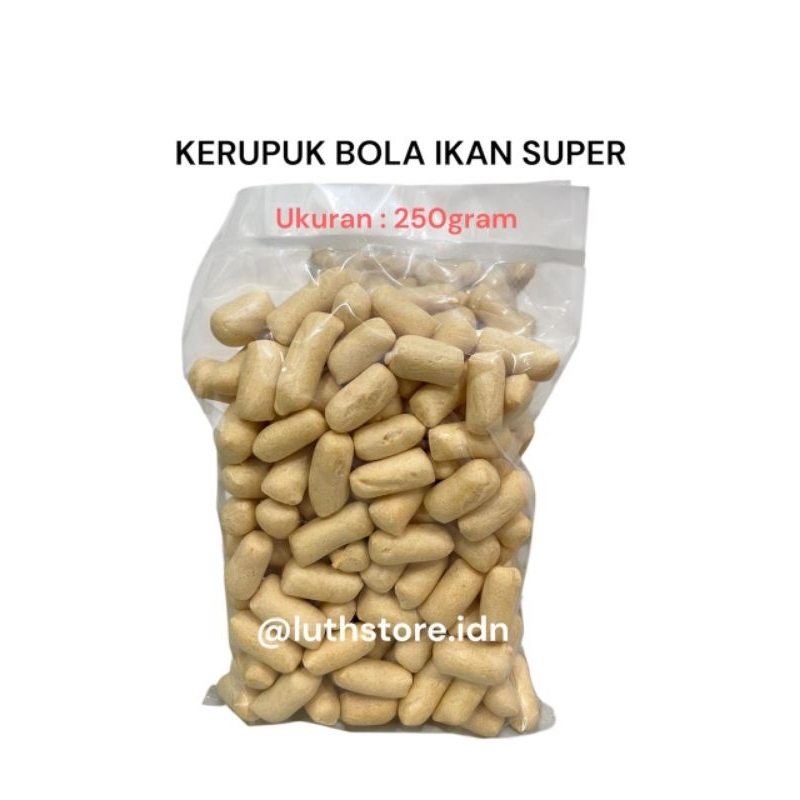 

KERUPUK BOLA IKAN TENGGIRI 250GRAM