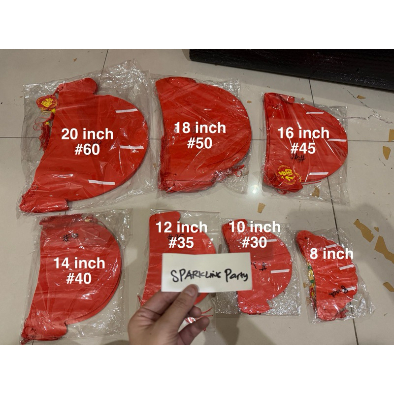 Recomended Lampion gantung plastik bulat honeycomb merah/Lampion honeycomb/dekorasi imlek