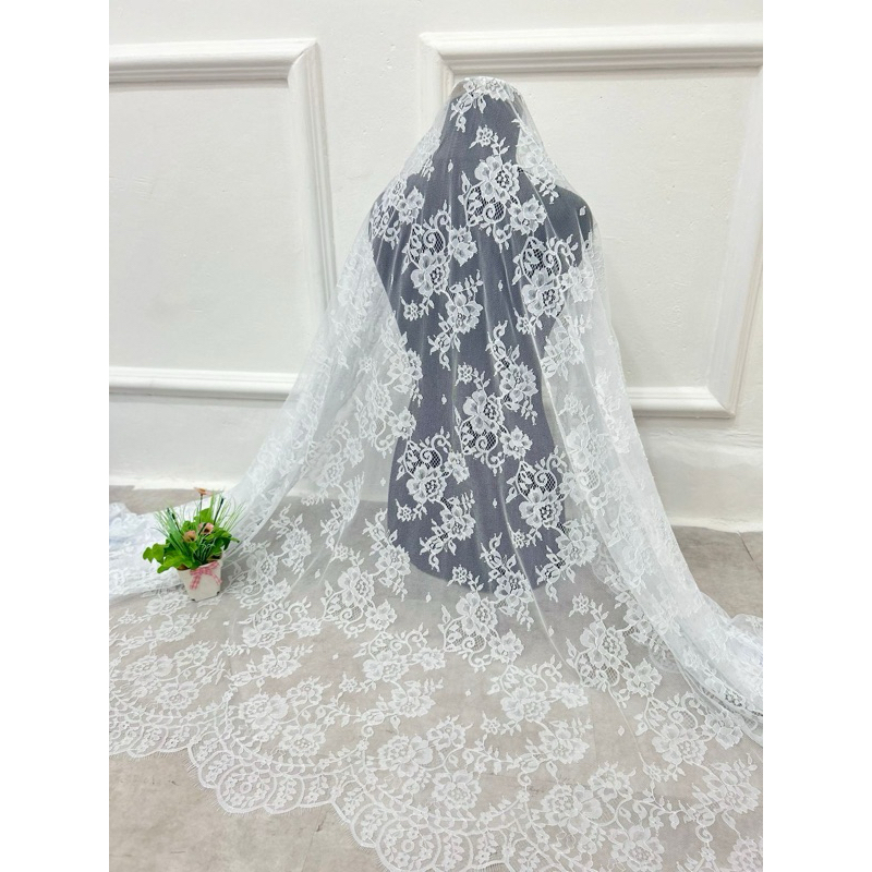 KAIN KEBAYA METALIK LACE IMPORT PREMIUM 1 KEBAYA dan 2 KEBAYA