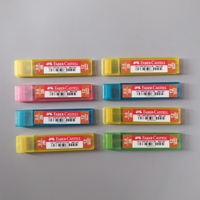 

ISI PENSIL MEKANIK FABER CASTELL 0,5 2B