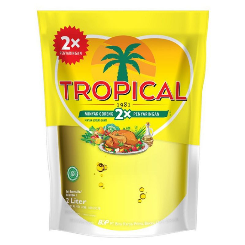 

Tropical minyak goreng pouch 2L