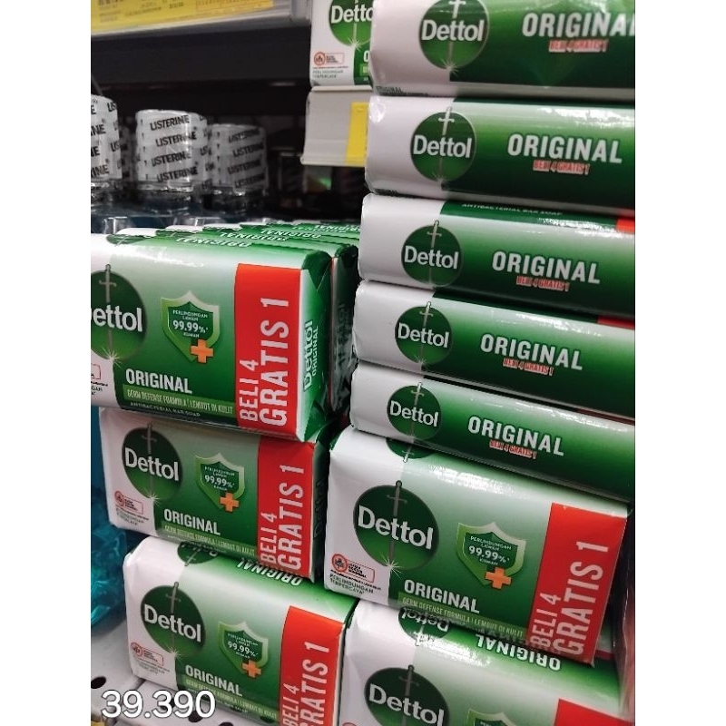 1 dus dettol sabun batang