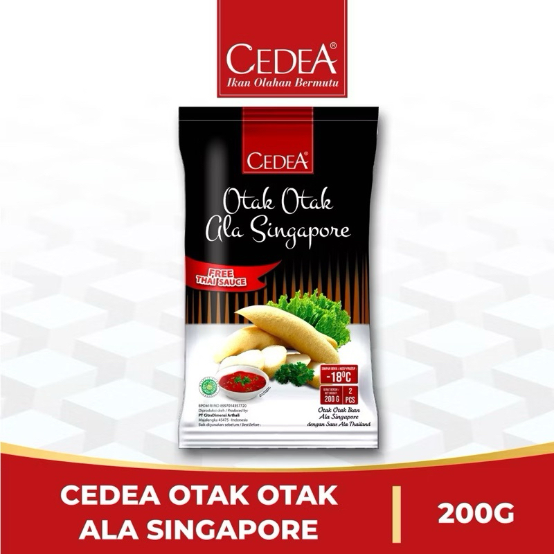

Otak2 Singapore 200gr Cedea