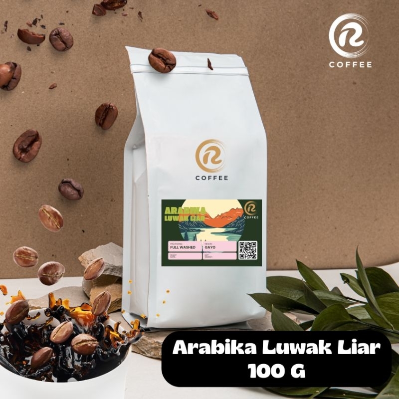 

Kopi Arabika Gayo Luwak Liar 100 Gram, Roasted Bean/Bubuk Kopi