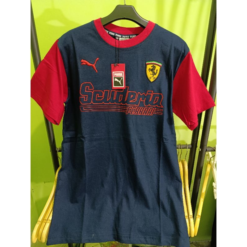 Kaos / Tshirt Branded warna Kombinasi Navy Merah