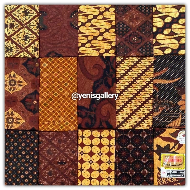 Kain Batik, Kain Jarik Batik H Santoso Motif Sogan, Batik Putih, Kain Baju