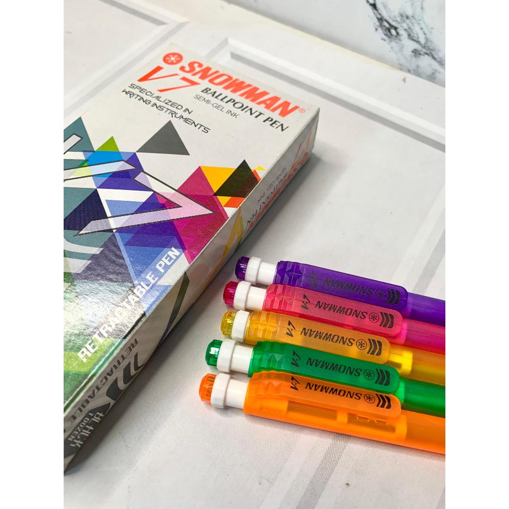

SNOWMAN Ball Point Pen/ Bolpoin Snowman V-7