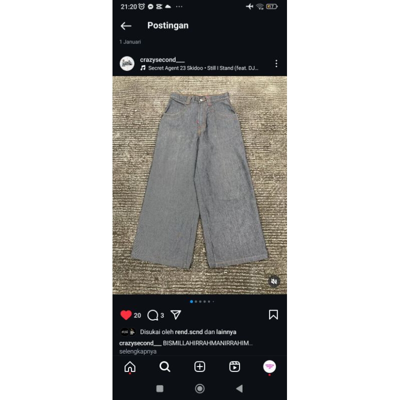 celana y2k Emba