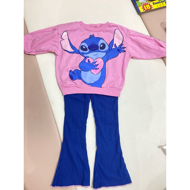 Set Sweater Disney 100% Original (Stitch)