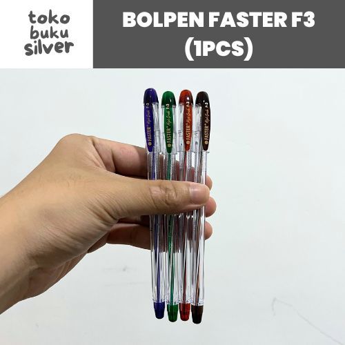 

( 1 PCS ) Pulpen/Bolpen/Ballpoint/Ballpen/Bolpoint Faster F3 0.5 Surabaya