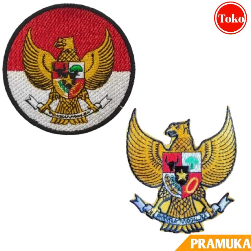 Badge Garuda Bordir / Bed Patch Bordir Garuda