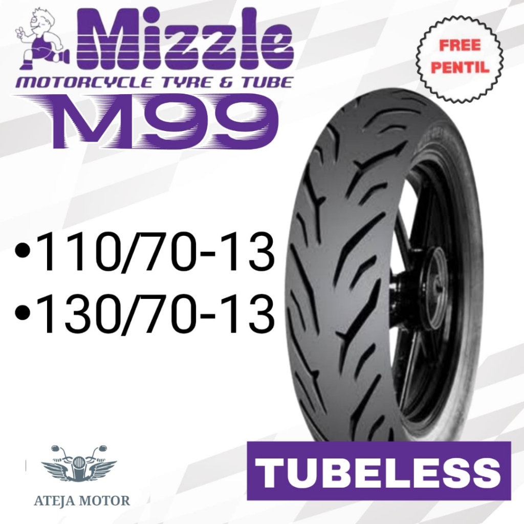 Ban NMAX Ban Ring 13 MIZZLE M99 110/70-13 130/70-13 Ban Motor NMAX Ban Depan NMAX Ban NMAX Belakang 