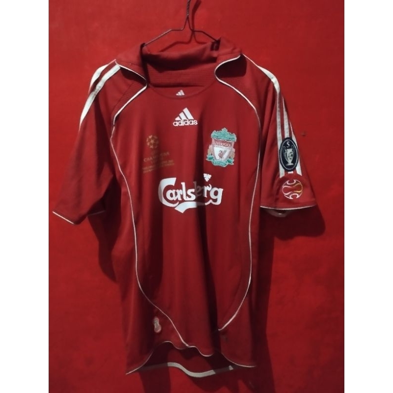 Adidas Jersey  Liverpool Home Final Athens 2006 RARE ITEM ORIGINAL