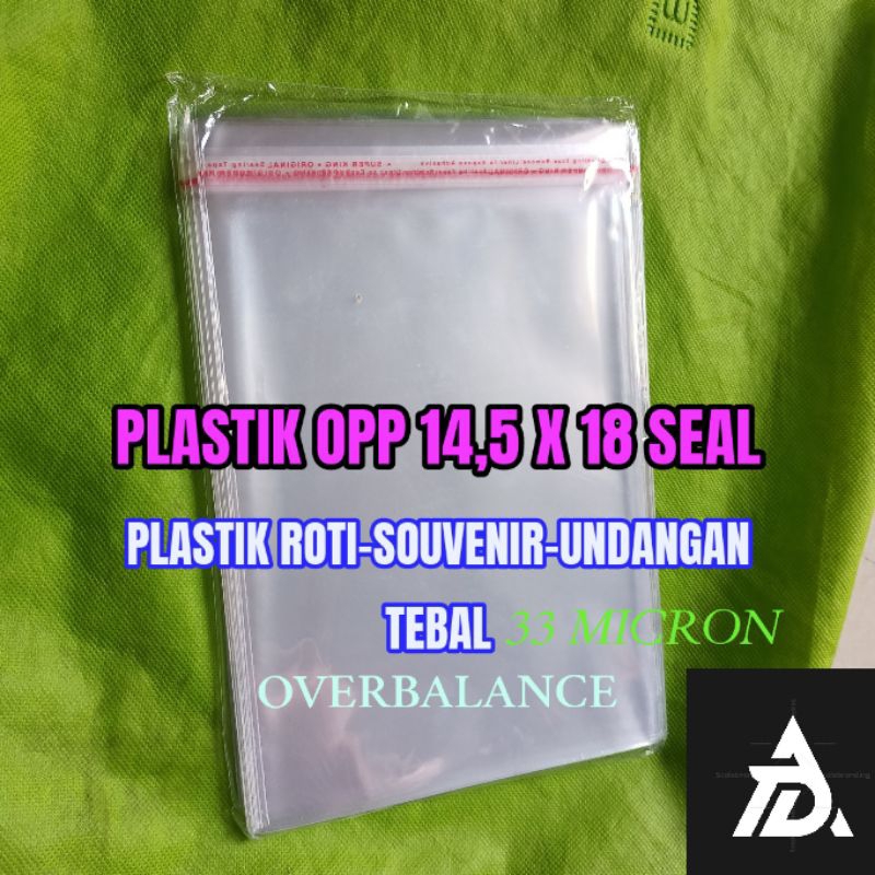 Plastik Opp 14,5x18 Souvenir - Plastik Opp 14.5 x 18 Seal - Plastik Opp 14,5 x 18 Roti Manis - Plast