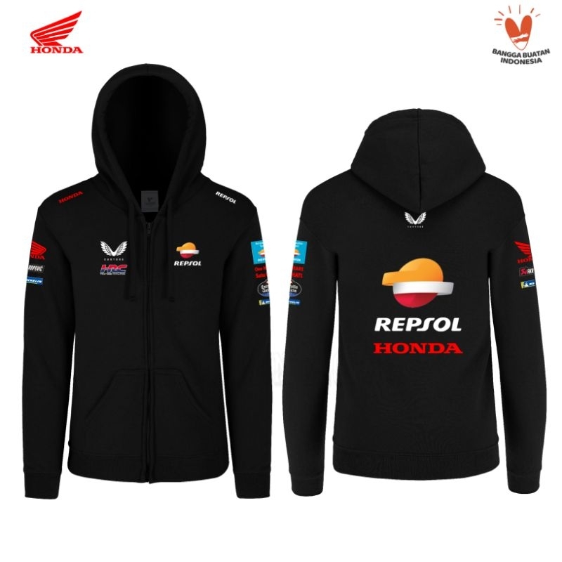 Hoodie Zipper Sweater Team Repsol Honda MotoGP