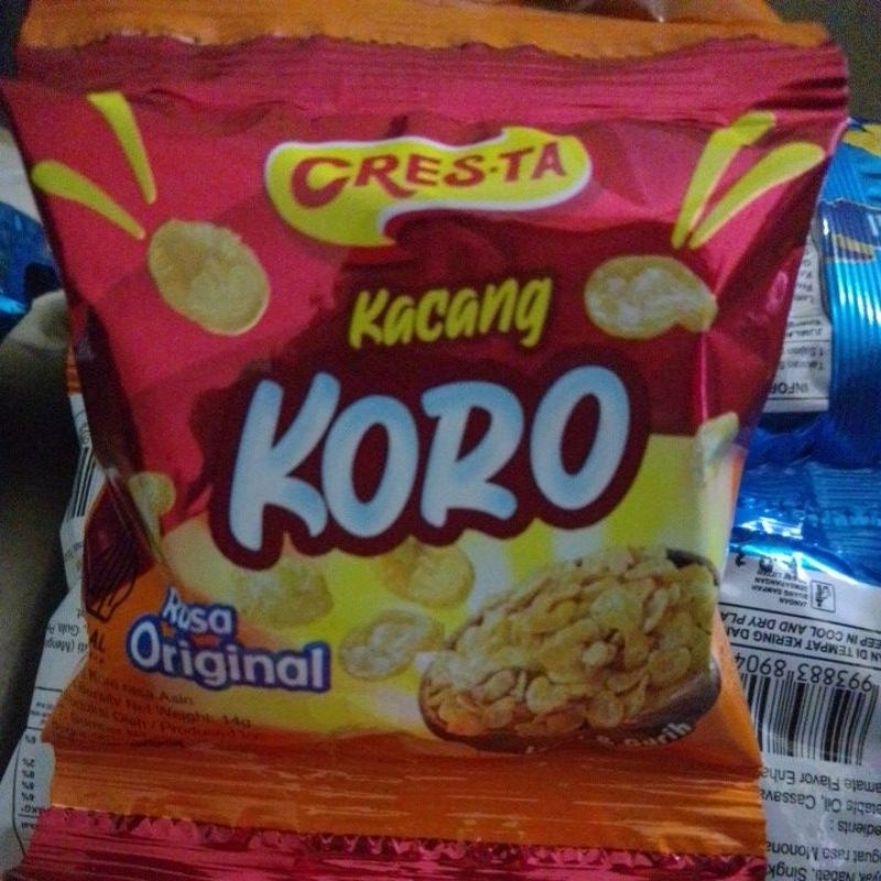 

CRESTA KACANG KORO 14GR kemasan renteng