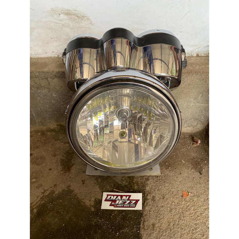 LAMPU NINJA SS SET BREKET KUPINGAN ORI COPOTAN