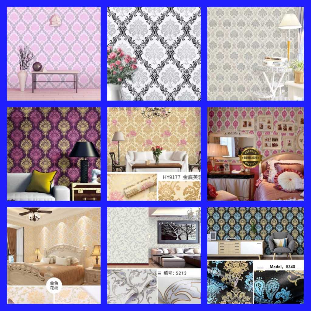 Wallpaper Dinding Motif Batik Wallpaper Dinding 3D Wallpaper Dinding Kamar Tidur Wallpaper Dinding R