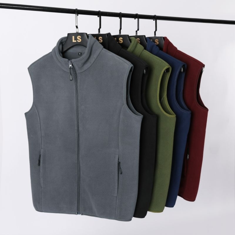 Jaket rompi bahan polar rompi pria wanita dewasa