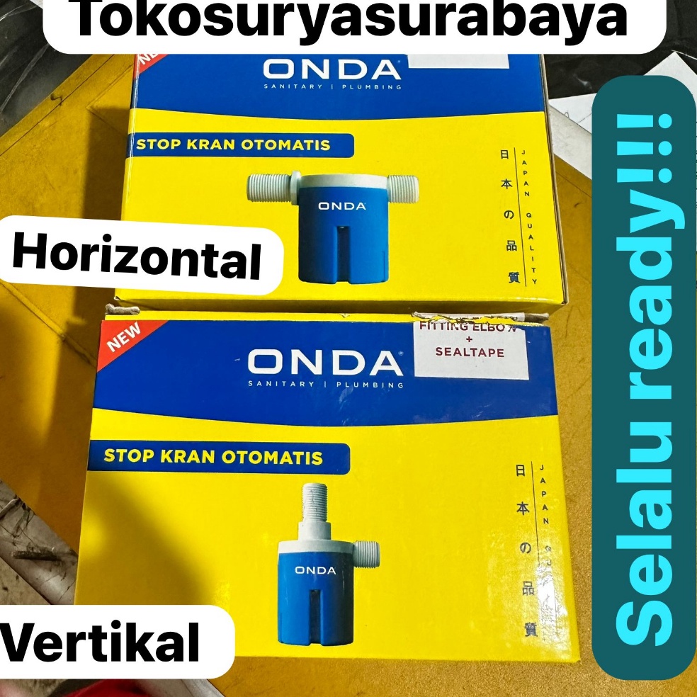 Murah Khusus KERAN AIR OTOMATIS KRAN OTOMATIS MERK ONDA Pelampung Otomatis Tandon Toren Kran Air Tan
