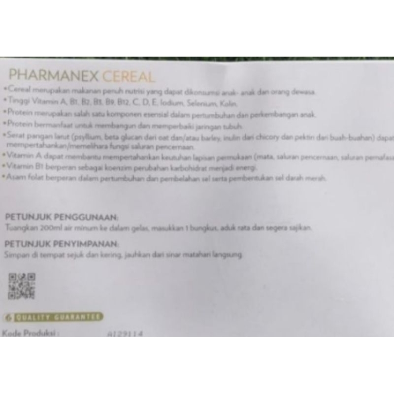 

sereal vanila original